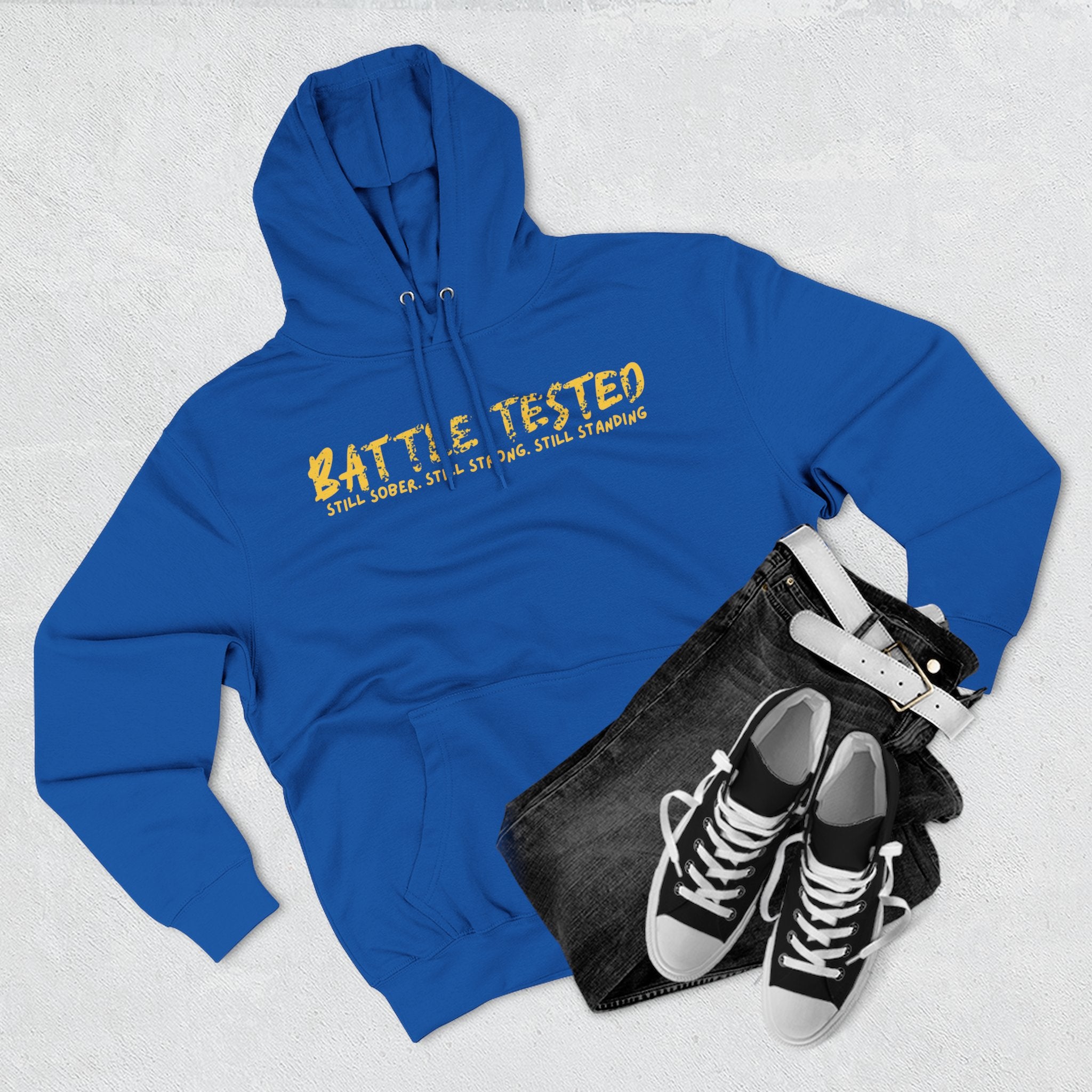 BATTLE TESTED Three-Panel Fleece Hoodie