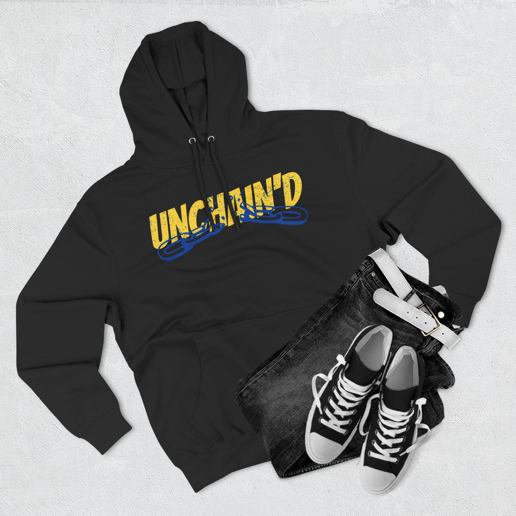 UNCHAIN'D Three Panel Fleece Hoodie