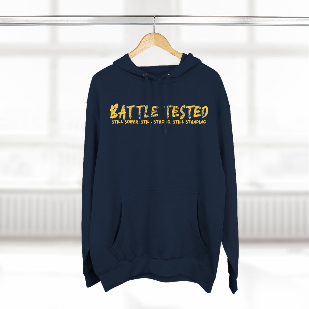 BATTLE TESTED Three-Panel Fleece Hoodie