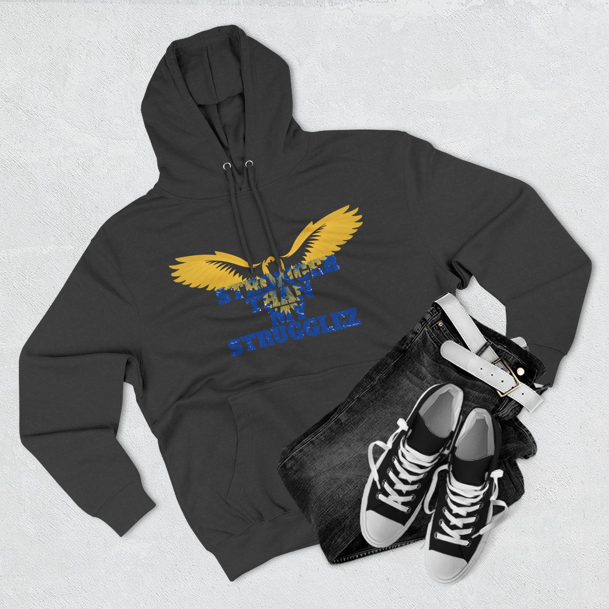 Copy of Three-Panel Fleece Hoodie