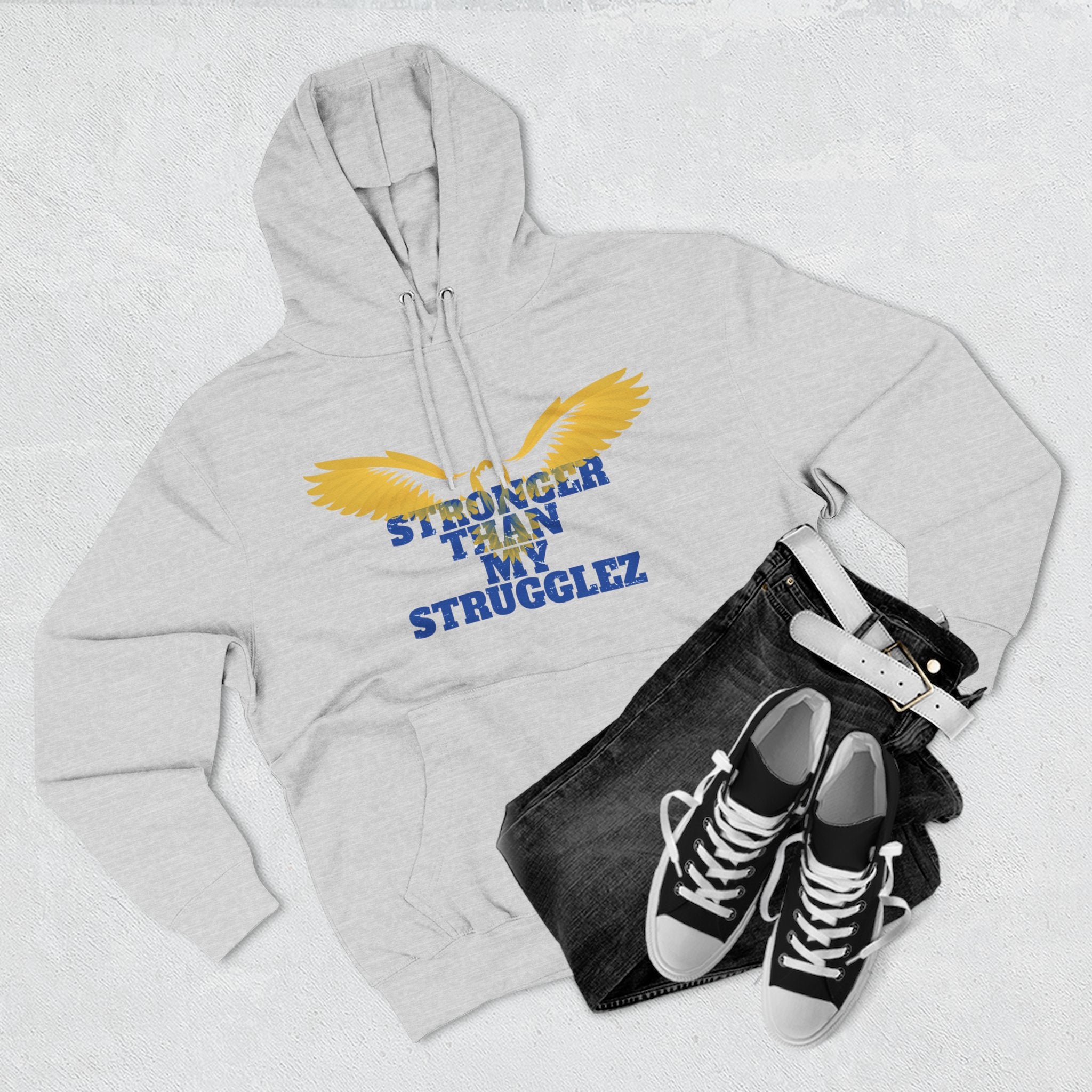Copy of Three-Panel Fleece Hoodie