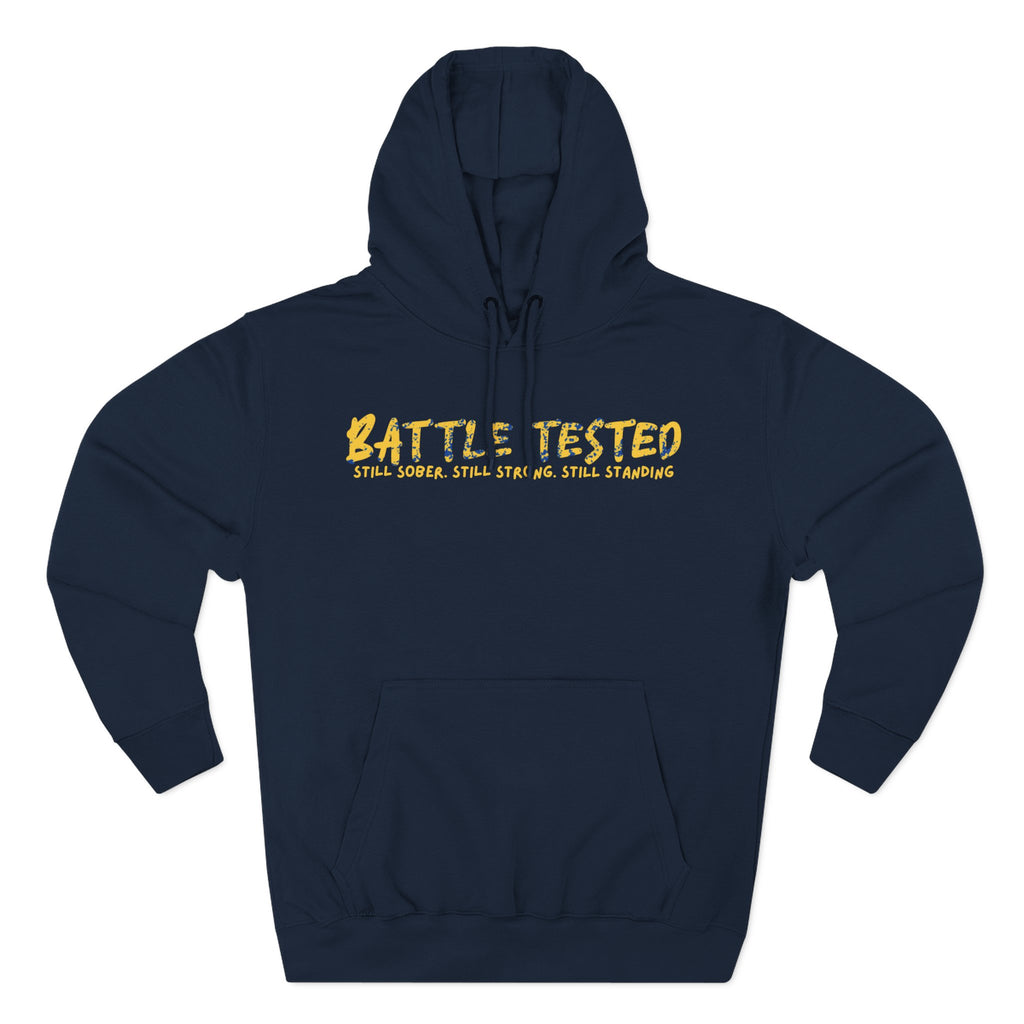 BATTLE TESTED Three-Panel Fleece Hoodie