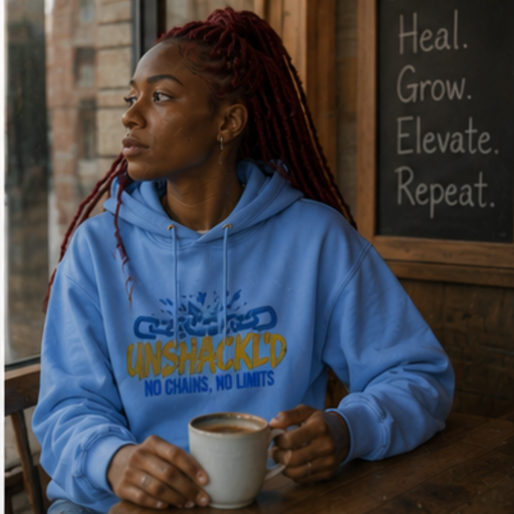 Unshackl'd Hoodie — "No Chains, No Limits" Hoodie