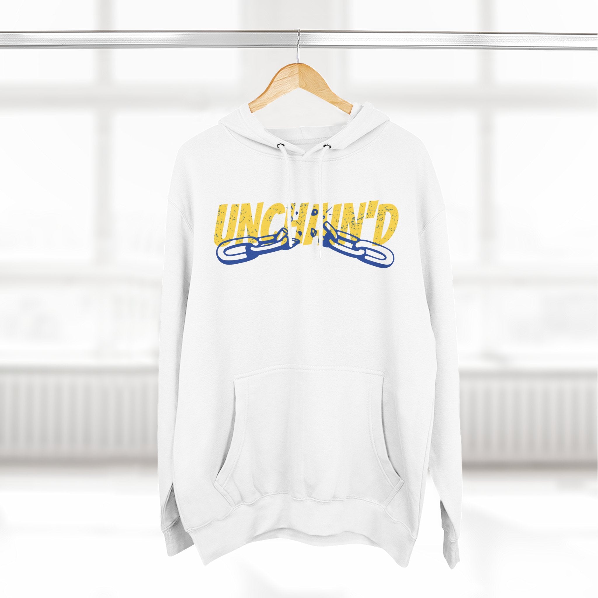 UNCHAIN'D Three Panel Fleece Hoodie