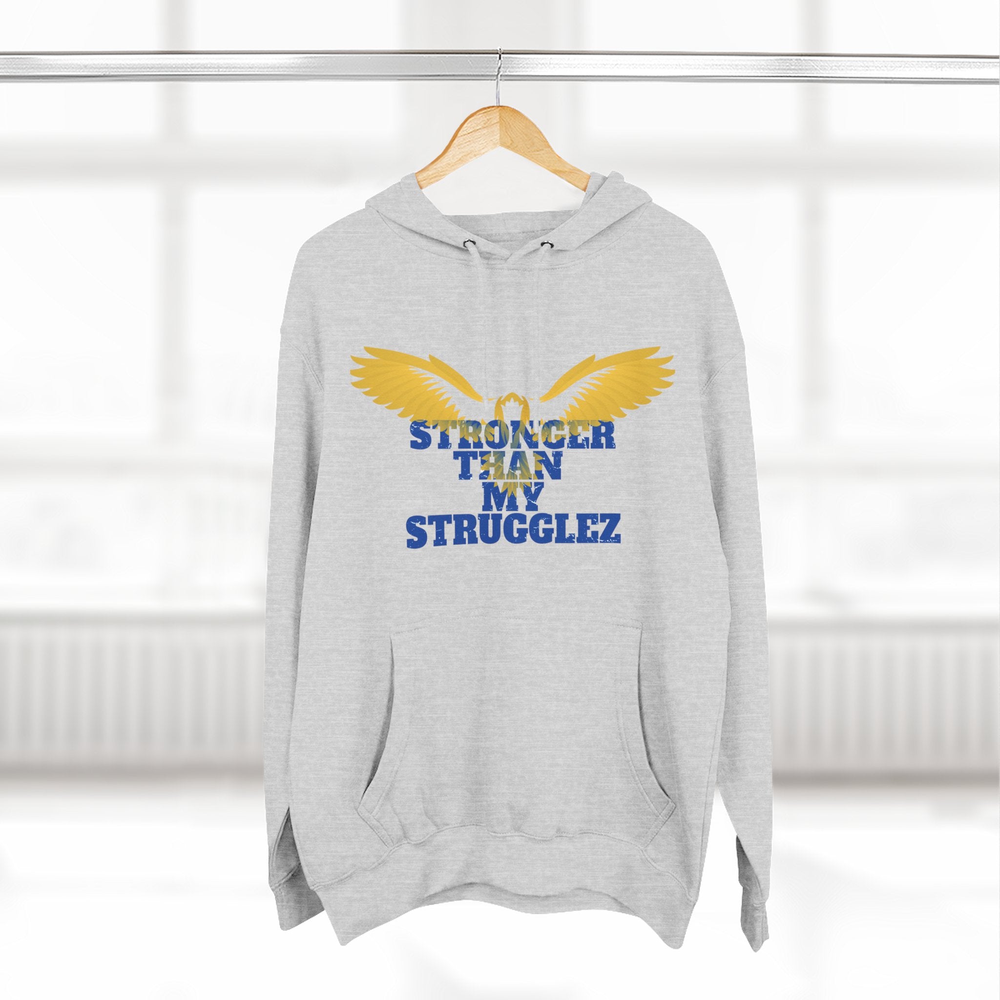 Copy of Three-Panel Fleece Hoodie