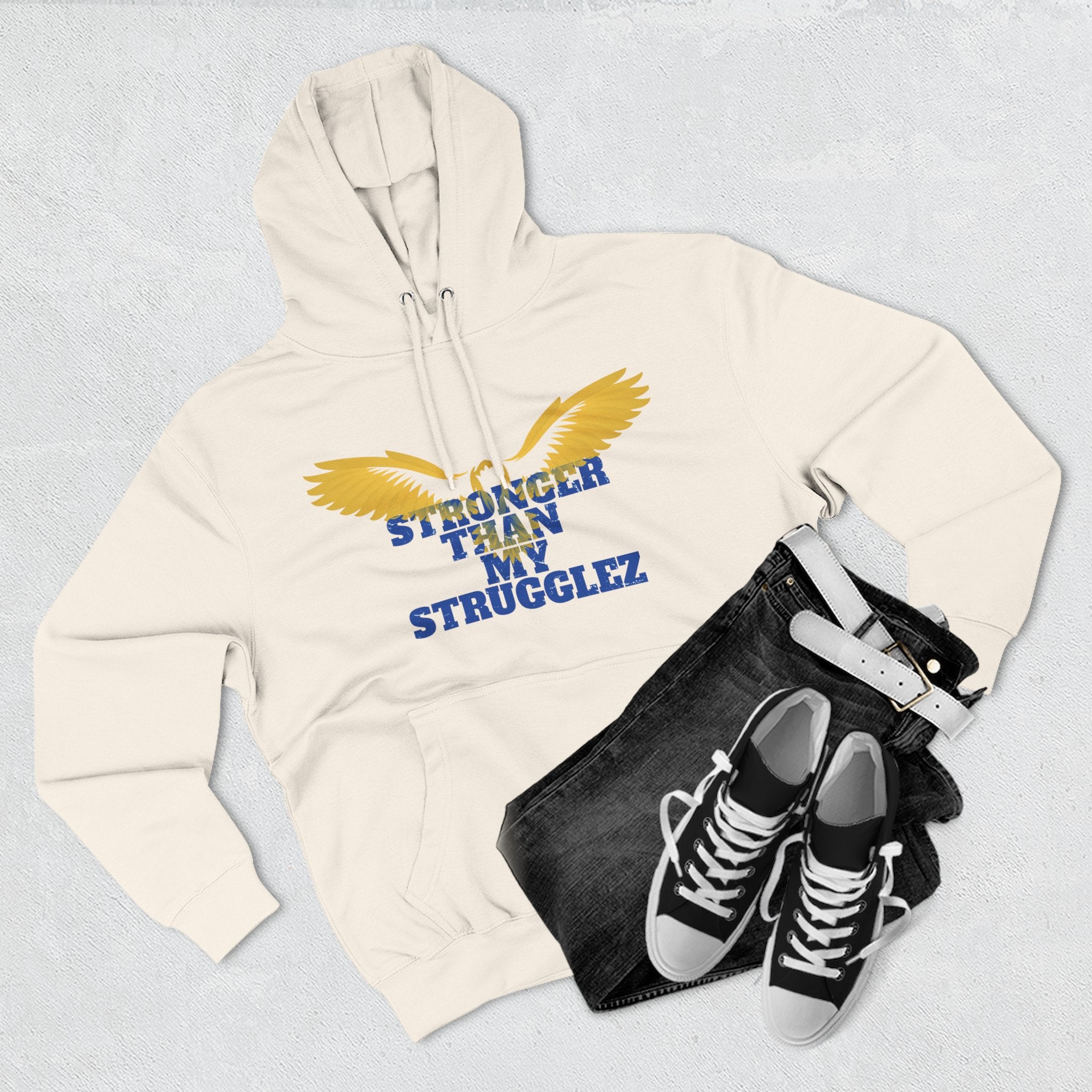 Copy of Three-Panel Fleece Hoodie