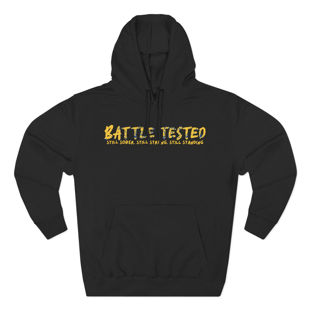 BATTLE TESTED Three-Panel Fleece Hoodie