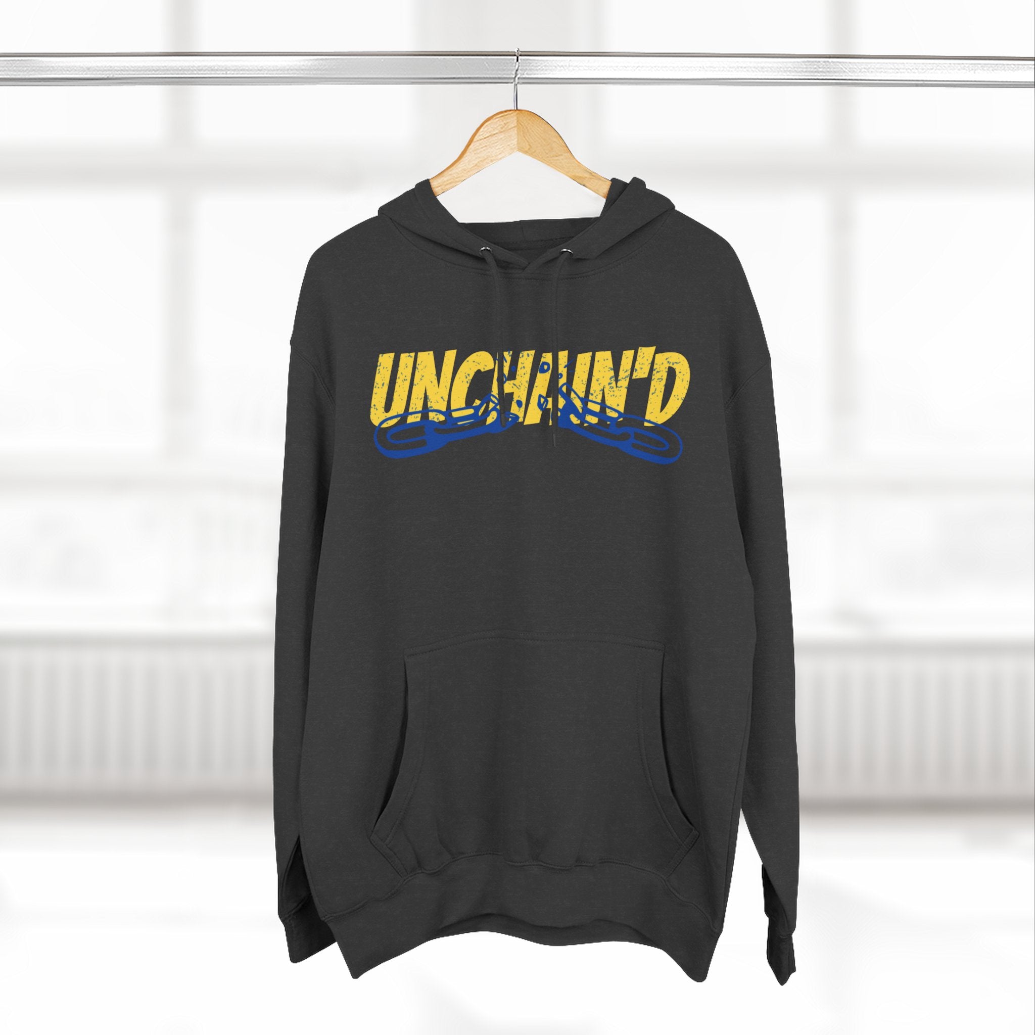 UNCHAIN'D Three Panel Fleece Hoodie