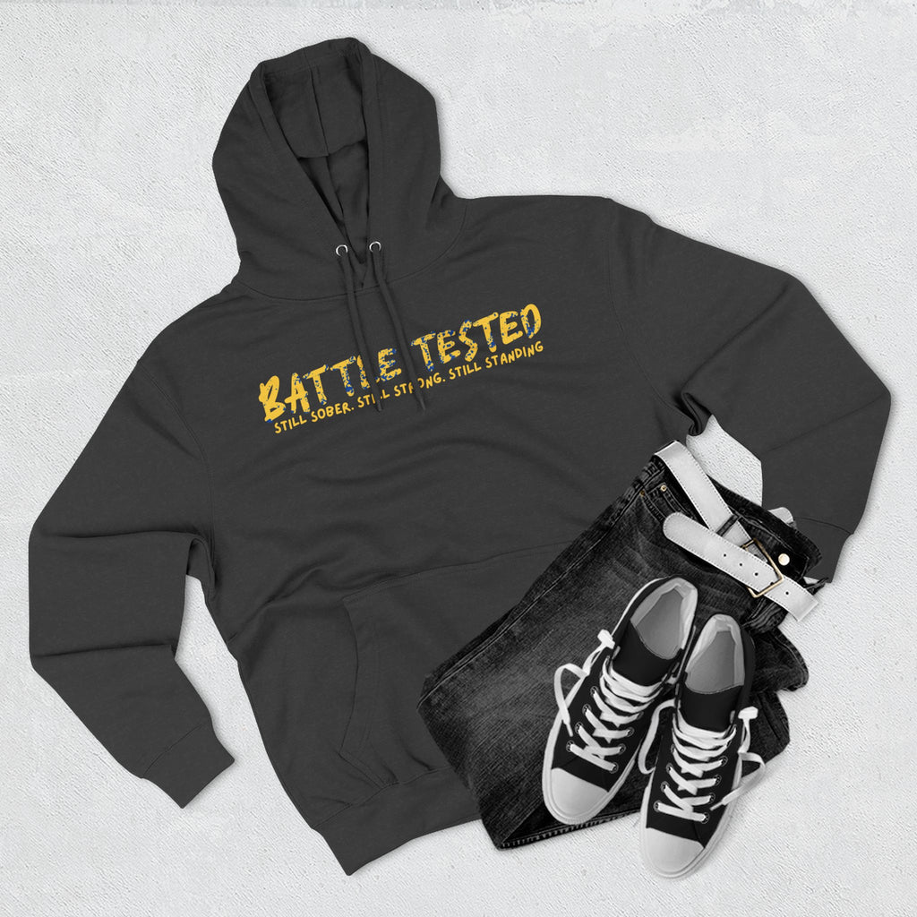 BATTLE TESTED Three-Panel Fleece Hoodie