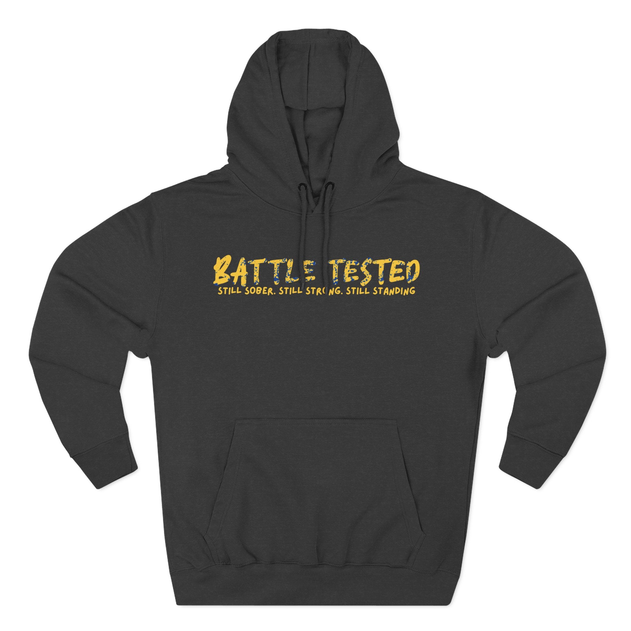BATTLE TESTED Three-Panel Fleece Hoodie